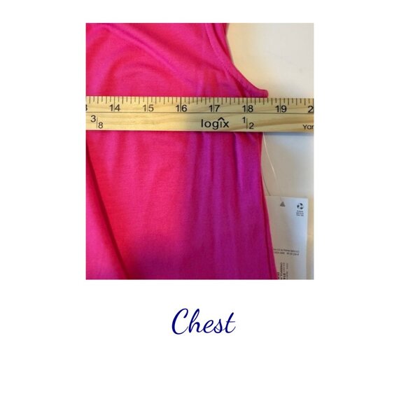 Liz Claiborne Tank Top Womens Size Large Cheerful Pink Flattering Front Wrap NWT - Picture 4 of 5